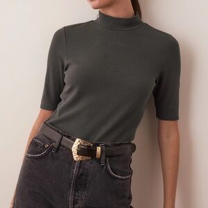 Marine Layer Lexi Rib Mockneck XS